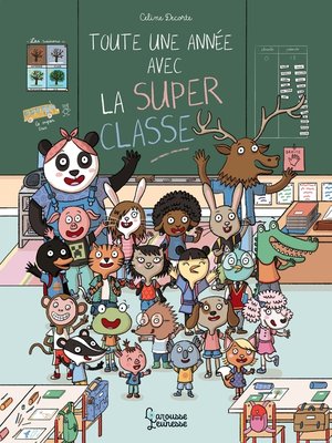 cover image of Toute une année avec la super classe